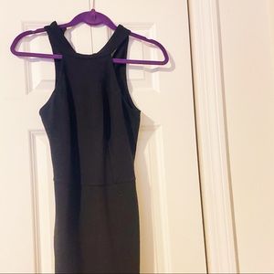 NWOT Wet Seal Black Dress with Asymmetrical Hem